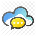 Message Cloud Computing Cloud Icon