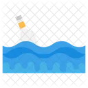 Message Bottle Summer Icon