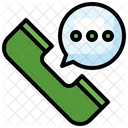 Message Call Chat Bubble Phone Call Icon