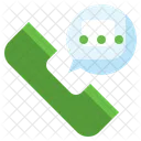 Message Call Chat Bubble Phone Call Icon