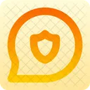 Message Circle Shield Icon