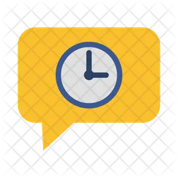 Message Clock  Icon