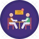 Message Conversation Business Meeting Meeting Icon