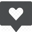 Amour Symbole Damour Coeur Abattage Icône