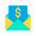 Dollar Message Courrier Icon