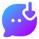 Message Download Icon