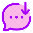 Message Download Icon