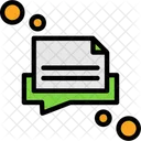 Message Draft Drafted Message Unfinished Text Icon