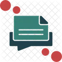 Message Draft Drafted Message Unfinished Text Icon