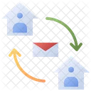 Message Work Home Icon