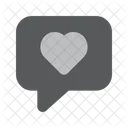 Message heart  Icon