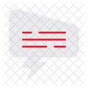 Message Comment Speech Bubble Icon