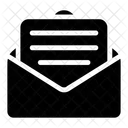 Message Mail Open Letter Icon