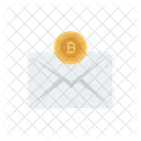 Message Email Bitcoin Icône
