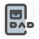 Message Fathers Day Communication Icon