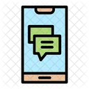 Message Phone Text 아이콘