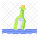 Message In A Bottle Piracy Pirate Icon