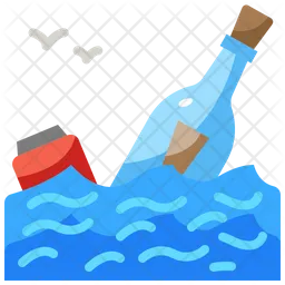 Message in a bottle  Icon