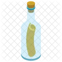 Message In Bottle Communication Email Icon