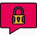 Message Lock Chat Message Icon