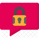 Message Lock Chat Message Icon
