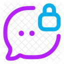 Message Lock Icon