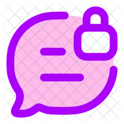 Message Lock  Icon