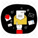 Message Marketing Suitcase Product Icon