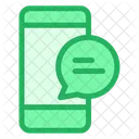 Portable Telephone Message Icon