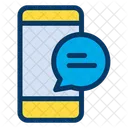 Portable Telephone Message Icon