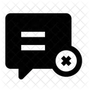 Message Not Send Message Communication Icon