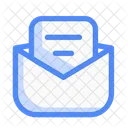 Message Ouvert Message Email Icône
