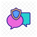 Cyber Security Contour Icon
