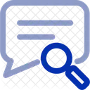 Message Search Support Chat Icon