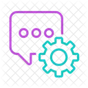 Message Settings Setup Icon