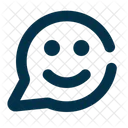 Message Smile Circle Communication Email Icon Icon