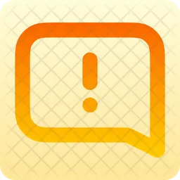 Message-square-exclamation  Icon