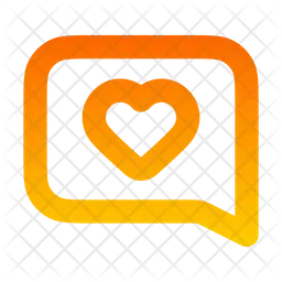 Message-square-heart  Icon