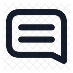 Message-square-lines-alt  Icon