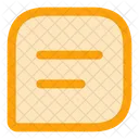Message square text  Icon
