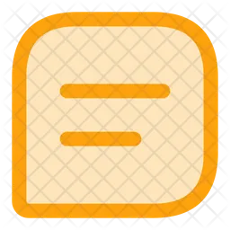 Message square text  Icon