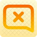 Message Square Xmark Icon