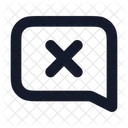 Message Square Xmark Icon