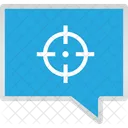 Message Target Message Communication Icon