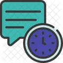 Message Time Timer Communicate Icon