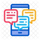 Many Telephone Messages Icon