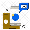 Messages Chart  Icon