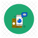 Messages Chart  Icon