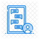 Messaging Mobile Communication Cell Phone Conversation Icon
