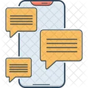 Messaging App Send Word Icon